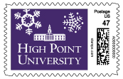 PictureItPostage High Point University logo stamp